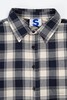 Рубашка TRUESPIN Flannel Shirt Navy/White фото 5