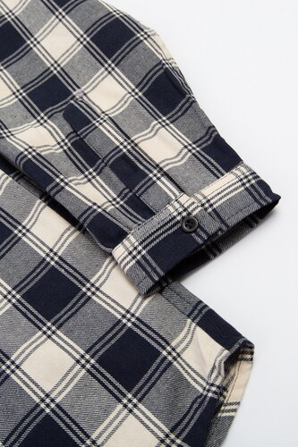 Рубашка TRUESPIN Flannel Shirt Navy/White фото 10