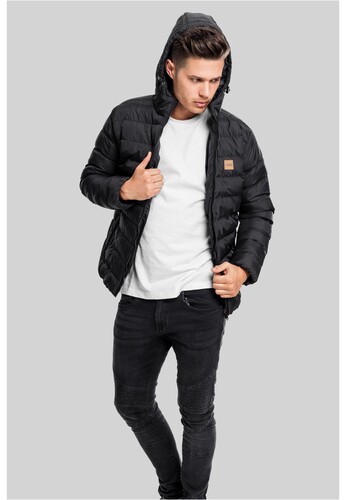 Куртка URBAN CLASSICS Basic Bubble Jacket Black/Black/Black фото 5