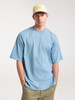 Футболка ЗАПОРОЖЕЦ Blank oversize Blue фото 6