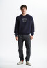 Свитшот из мягкого футера "Павильон25 инжиниринг" ПАВИЛЬОН 25 Синий Асфальт фото