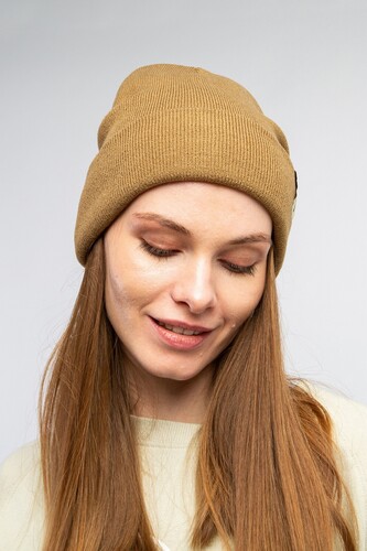 Шапка TRUESPIN Basic Beanie Beige фото 14