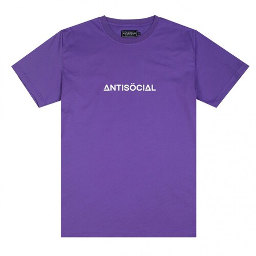 Футболка ANTISOCIAL Basic Фиолетовый фото 2