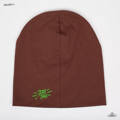 Шапка TRUESPIN Jersey Beanie Brown фото 18