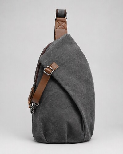 Рюкзак TRUESPIN Canvas Crossbody Серый фото 11