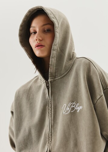 Кофта VoBlago ZIP-CLOUDY-OLIVE Оливковый фото 9