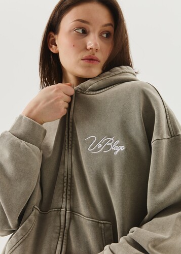 Кофта VoBlago ZIP-CLOUDY-OLIVE Оливковый фото 11