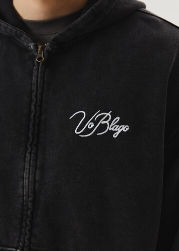Кофта VoBlago ZIP-CLOUDY-BLACK Черный фото 10