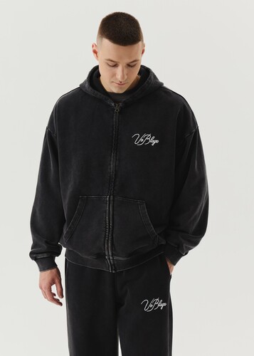 Кофта VoBlago ZIP-CLOUDY-BLACK Черный фото 11