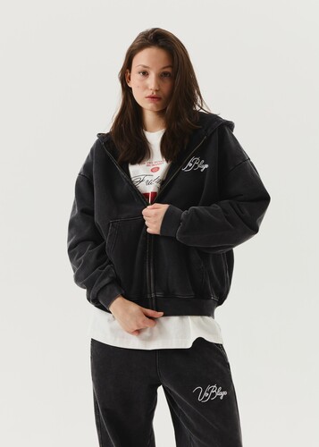 Кофта VoBlago ZIP-CLOUDY-BLACK Черный фото 10