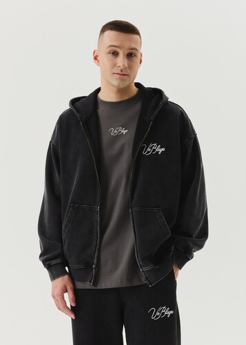 Кофта VoBlago ZIP-CLOUDY-BLACK Черный фото 15