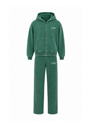 Кофта VoBlago ZIP-CLOUDY-GREEN Зеленый фото 2