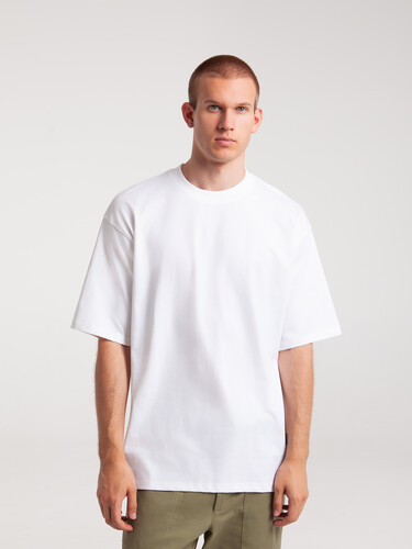 Футболка ЗАПОРОЖЕЦ Blank oversize White фото 19