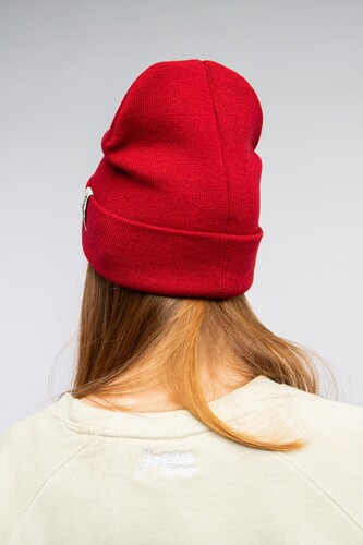 Шапка TRUESPIN Basic Beanie Bordeaux фото 14