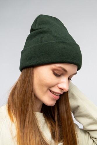Шапка TRUESPIN Basic Beanie Forest Green фото 13