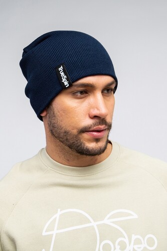 Шапка TRUESPIN TS Basic Beanie Navy фото 9
