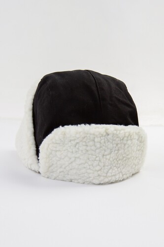 Шапка ЗАПОРОЖЕЦ Ushanka Beanie Black фото 8