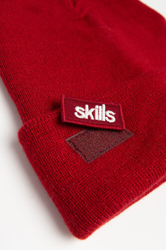 Шапка SKILLS Patch Red фото 9