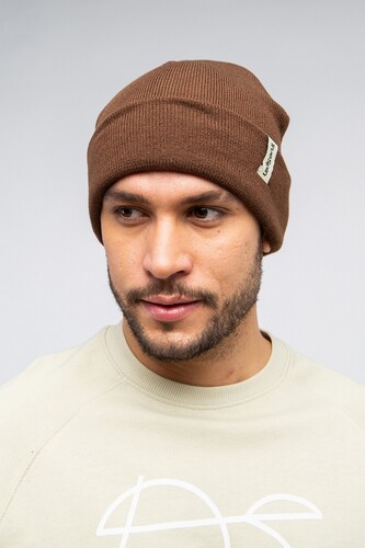 Шапка TRUESPIN Basic Beanie Chocolate фото 11
