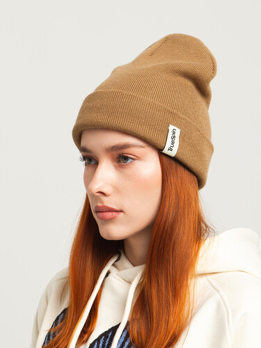 Шапка TRUESPIN Basic Beanie Beige фото 8