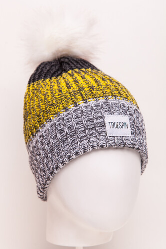 Шапка TRUESPIN Triple White/Yellow/Grey фото 5