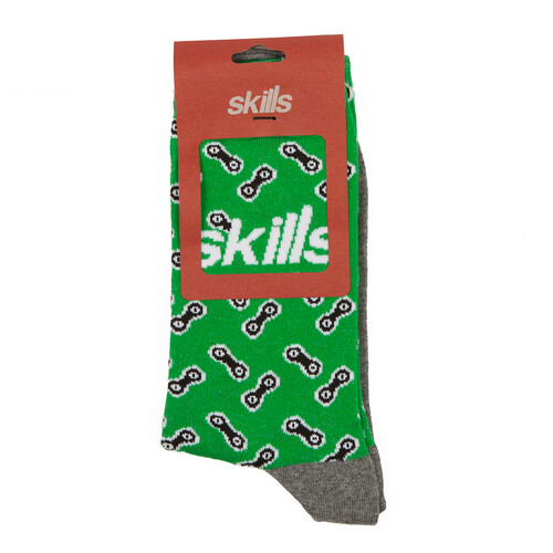 Носки SKILLS Цепи Зеленый фото 6