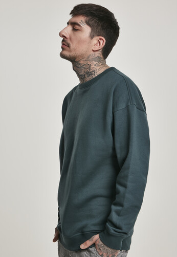 Толстовка URBAN CLASSICS Sweat Crewneck Bottle Green фото 6
