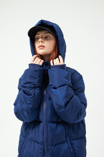 Куртка TRUESPIN Puffy Hooded Jacket Navy фото 30