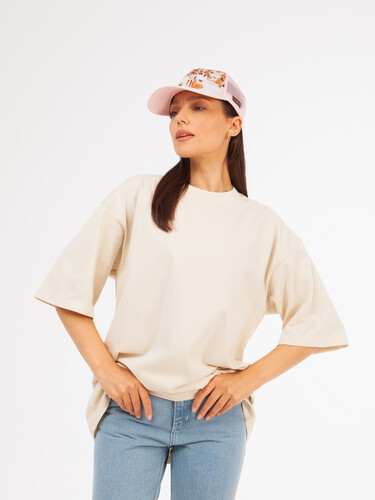 Футболка ЗАПОРОЖЕЦ Blank oversize Dark Nude фото 10