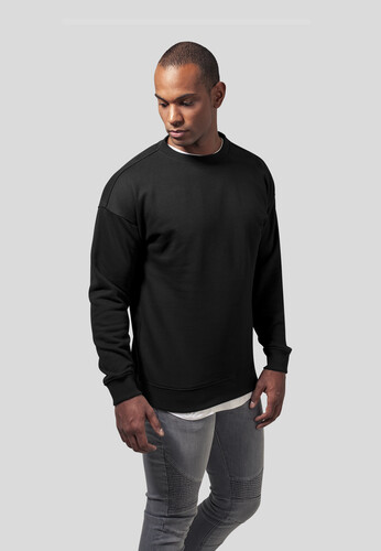 Толстовка URBAN CLASSICS Sweat Crewneck Black фото 5