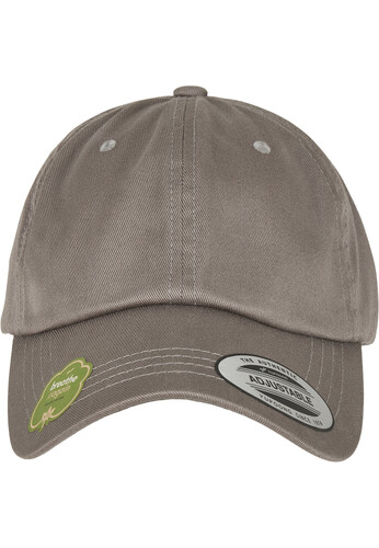 Бейсболка FLEXFIT Low Profile Organic Cotton Cap Pale Grey фото 6