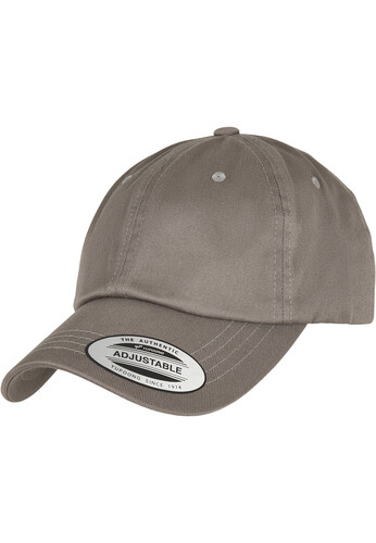 Бейсболка FLEXFIT Low Profile Organic Cotton Cap Pale Grey фото 5