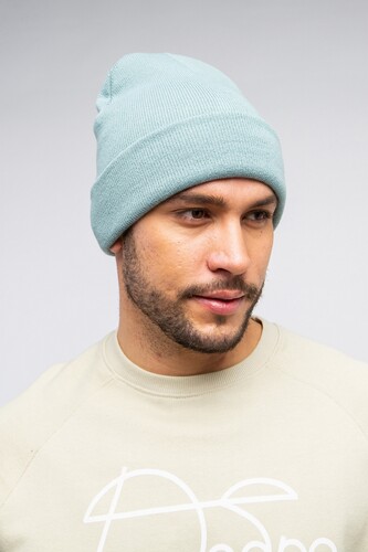 Шапка TRUESPIN Basic Beanie Dust Turquoise фото 6