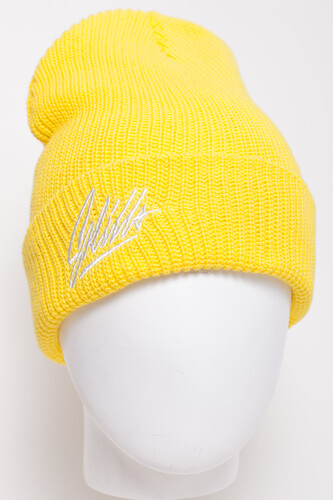 Шапка SKILLS Signature Yellow FW19 фото 10