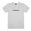 Футболка ANTISOCIAL Basic Серый Меланж Футболка ANTISOCIAL Basic Серый Меланж фото 3
