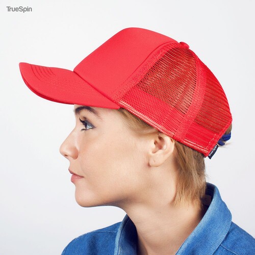 Бейсболка TRUESPIN Basic Trucker Red фото 8