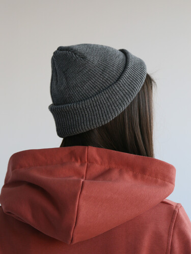 Шапка РОДИНА Fat Beanie Серый фото 9