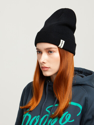 Шапка TRUESPIN Basic Beanie Black фото 8