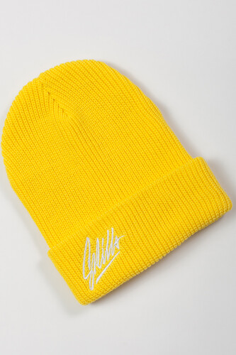 Шапка SKILLS Signature Yellow FW19 фото 6