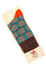 Носки BURNING HEELS Круги Коричневый фото 4