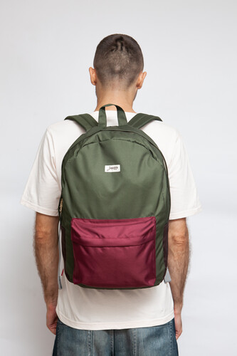 Рюкзак ЗАПОРОЖЕЦ Daypack S22 Олива/Бордо/Коричневый фото 11