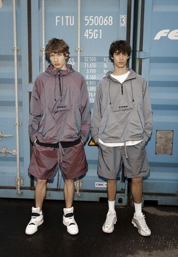Ветровка TYPES Chameleon Jacket Серо-Голубой фото 12