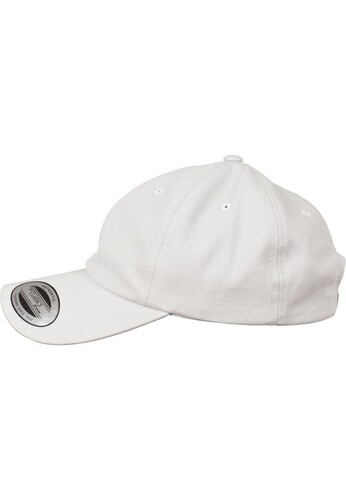 Бейсболка YUPOONG Peached Cotton Twill Dad Cap Lightgrey фото 6
