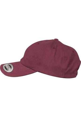 Бейсболка YUPOONG Peached Cotton Twill Dad Cap Maroon фото 6