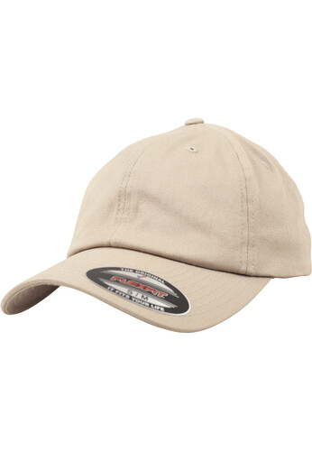 Бейсболка FLEXFIT Cotton Twill Dad Cap Khaki фото 5