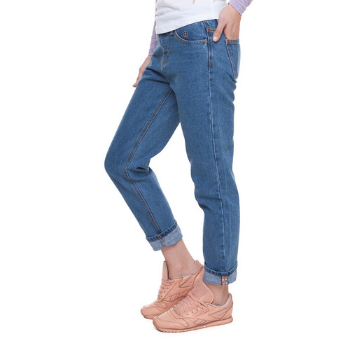 Джинсы ЗАПОРОЖЕЦ Ladies Denim Zap Boyfriend Flex женские Regular Blue фото 15