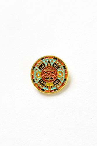Пин металлический WAF-WAF Календарь ацтеков фото 4