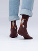 Носки ЗАПОРОЖЕЦ Лиса Коричневый фото