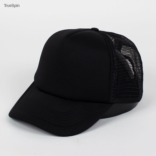 Бейсболка TRUESPIN Basic Trucker Black фото 11
