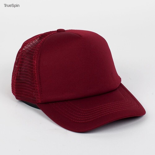 Бейсболка TRUESPIN Basic Trucker Burgundy фото 10